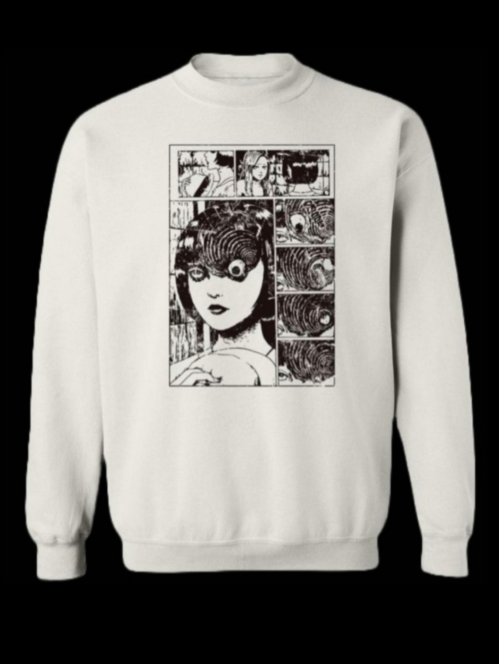 RIVEBELLA Manga Series Uzuma Junji Sweatshirt | EUC | Gildan Pullover